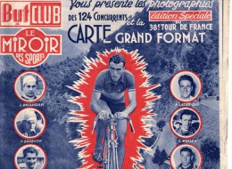 BUT CLUB LE MIROIR DES SPORTS.LES 124 CONCURRENTS DU TOUR 1951. - Sport