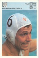 SPORT CARD No 206 - Water Polo - Gianni De Magistris, Yugoslavia, 1981., Svijet Sporta, 10 X 15 Cm - Schwimmen