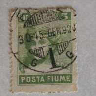 ITALIA REGNO - 1919 FIUME USED - Fiume & Kupa