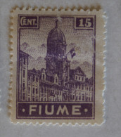 ITALIA REGNO - 1919 FIUME MH - Fiume & Kupa
