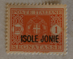 ITALIA REGNO - 1941 ISOLE JONIE SEGNATASSE MLH* - Îles Ioniennes