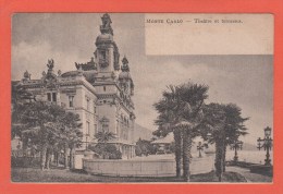 MONTE-CARLO -->  Théatre Et Terrasses - Teatro D'opera