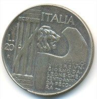 ITALY , 20 LIRE 1928 , ELMETTO - 1900-1946 : Victor Emmanuel III & Umberto II