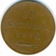 SAN MARINO , 10 CENTESIMI 1875 - San Marino