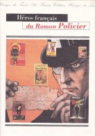 60011j - Document Philatélique Simenon France - 1996 Héros Frnçais Du Roman Policier - Format A4... - Sammlungen