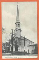 MOL2/502, First Universal Church Wakefield Mass, 1 Pli,  Circulée 1925 - Autres & Non Classés