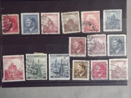 Lot N°1165 Lot De 15 Timbres Oblitérés Boheme Et Moravie - Gebraucht