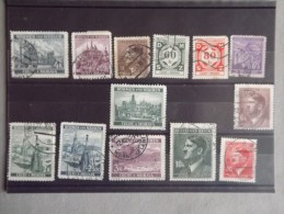 Lot N°1167 Lot De 13 Timbres Oblitérés Boheme Et Moravie - Used Stamps