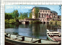 BRAY SUR SOMME  -  Vue Du Moulin  -   Barques - Bray Sur Somme