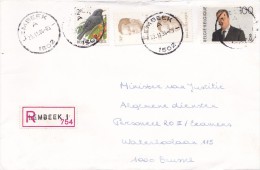 Enveloppe Belge Recommandé Lembeek - Collections