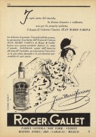 # ROGER & GALLET JEAN MARIE FARINA EAU DE COLOGNE 1950s Advert Pubblicità Publicitè Reklame Perfume Profumo Cosmetics - Ohne Zuordnung