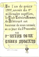 Ribecourt 3è Salon Carte Postale 1987 Club Loisirs Femmes : 1er Millénaire Capétien - Ribecourt Dreslincourt