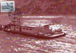 Romanian  Tugboat "Comarnic" On Danube Delta  - Maxicard - Remorqueurs