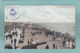 PORTSMOUTH   + ( ARMS ) -  SOUTHSEA  ESPLANADE  -  1907  -  BELLE CARTE ANIMEE   - - Portsmouth