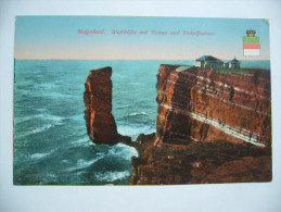 Germany: Helgoland - Westküste Mit Nonne Und Nebelstation - Old PC Unused - Helgoland