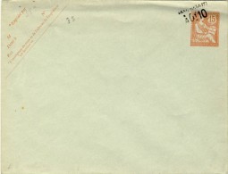 ENTIER POSTAL  # ENVELOPPE 147 X 112 MM  # 1903 # REF STORCH ET FRANCON # MOUCHON 15 C ROUGE TAXE REDUIT #  E10 A  # - Buste Postali E Su Commissione Privata TSC (ante 1995)