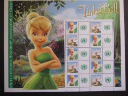 UNITED NATIONS NY 2012   TINKERBELL SHEETLET    MNH**  (GROEN102-08-1256) - Blocs-feuillets
