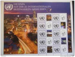 UNITED NATION VIENNA 2012    ESSEN MESSE SHEET   MNH **  (GROEN102-05-10,38) - Blocks & Kleinbögen