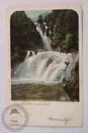 Postcard Switzerland -  Der Untere Reichenbachfall  - Circulated - Edited Gebr. Wehrli, Kilchberg , Louis Glaser Leipzig - Reichenbach Im Kandertal