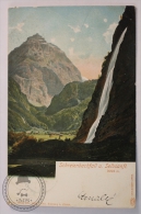 Postcard Switzerland - Schreinbachfall U. Selbsanft - Circulated - Edited Gebr. Wehrli, Kilchberg - Louis Glaser Leipzig - Otros & Sin Clasificación