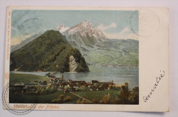 Postcard Switzerland - Stansstad U. Der Pilatus - Circulated - Edited Verlag Gebr. Wehrli, Phot Kilchberg - Stans