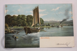 Postcard Switzerland - Zürichhorn - Circulated - Edited Gebr. Wehrli, Kilchberg - Louis Glaser Leipzig - Kilchberg