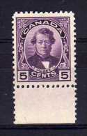 Canada - 1927 - 5 Cents Darcy Mcgee - MH - Unused Stamps