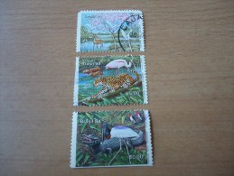 Brasilien: MiNr. 2041-2043 Naturschutz(1984) - Used Stamps