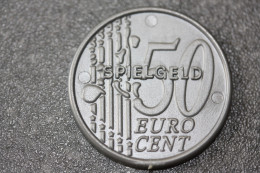 Monnaies Plastique De 50 Eurocent Pour école Allemande (Spielgeld) Germany Token School - Firma's