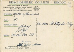 Eeklo : Bisschoppelijk College   (  Eere Kaart )  Verso Gent  (  Groot Formaat ) - Eeklo