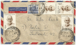 Airmail Brief  New Delhi - Berlin             1967 - Lettres & Documents