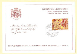 Liechtenstein - Jahresgabe Der Post Liechtensteins (MiNr: 511) 1970 - Brieven En Documenten