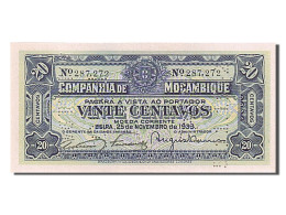 Billet, Mozambique, 20 Centavos, 1933, 1933-11-25, NEUF - Mozambico