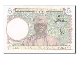 Billet, French West Africa, 5 Francs, 1942, 1942-04-22, SPL - Andere - Afrika