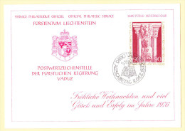 Liechtenstein - Jahresgabe Der Post Liechtensteins (MiNr: 641) 1975 - Briefe U. Dokumente