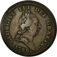 Monnaie, Île De Man, Penny, 1786, TB+, Cuivre, KM:9.1 - Eiland Man