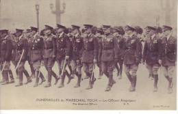 Funérailles Du MARECHAL FOCH - Les Officiers Américains - Papeghin - D9 6 - Funerales