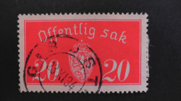 Norway - 1934 - Mi.Nr. D14 - Used - Look Scan - Servizio