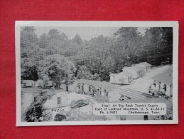 Tennessee > Chattanooga   Big Rock Tourist Courts 1953 Cancel  Ref 1218 - Chattanooga