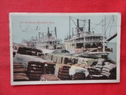 Tennessee > Memphis On The Levee  Cotton Bales 1915  Cancel  Ref 1218 - Memphis
