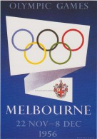 JEUX OLYMPIQUES DE MELBOURNE 1956 - Olympische Spiele