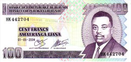 BURUNDI  100 Francs  Daté Du 01-05-2004    Pick 37 D          ***** BILLET  NEUF ***** - Burundi