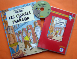 LE FIGARO/TINTIN / HERGE " LES CIGARES DU PHARAON" éditon Speciale 77 Ieme  Anniversaire 1BD 1 DVD - Hergé