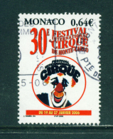 MONACO - 2005  Circus Festival  64c  Used As Scan - Other & Unclassified