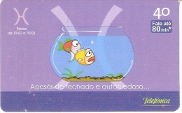 TARJETA DE BRASIL DE PISCIS (HOROSCOPOS)  ZODIACO - Astronomie