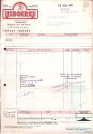 Factuur Brief Lettre - Roomijs IJsboerke - Tielen 1985 - 1950 - ...