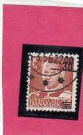 DANEMARK DANMARK DENMARK DANIMARCA 1959 1960 FREDERIK IX PARCEL POST SURCHARGED 30o 30 O ON 25 PACCHI POSTALI USATO USED - Paquetes Postales