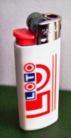 1 BRIQUET A GAZ LOTO NEUF  IL FONCTIONNE LA FRANCAISE DES JEUX FDJ LOTO LOTERIE GRATTAGES INSTANTANES - Other & Unclassified