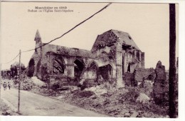 Montdidier - Ruines De L´église St Sepulcre En 1919 - Montdidier