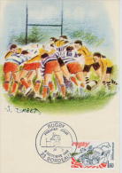 CP MAXIMUM  RUGBY  - 9/10/82 - EDITIONS CEF - EXCELLENT ETAT - DESSIN J. COMBET - - Other & Unclassified